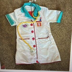 Doctor’s costume / lab coat with stethoscope 4/5